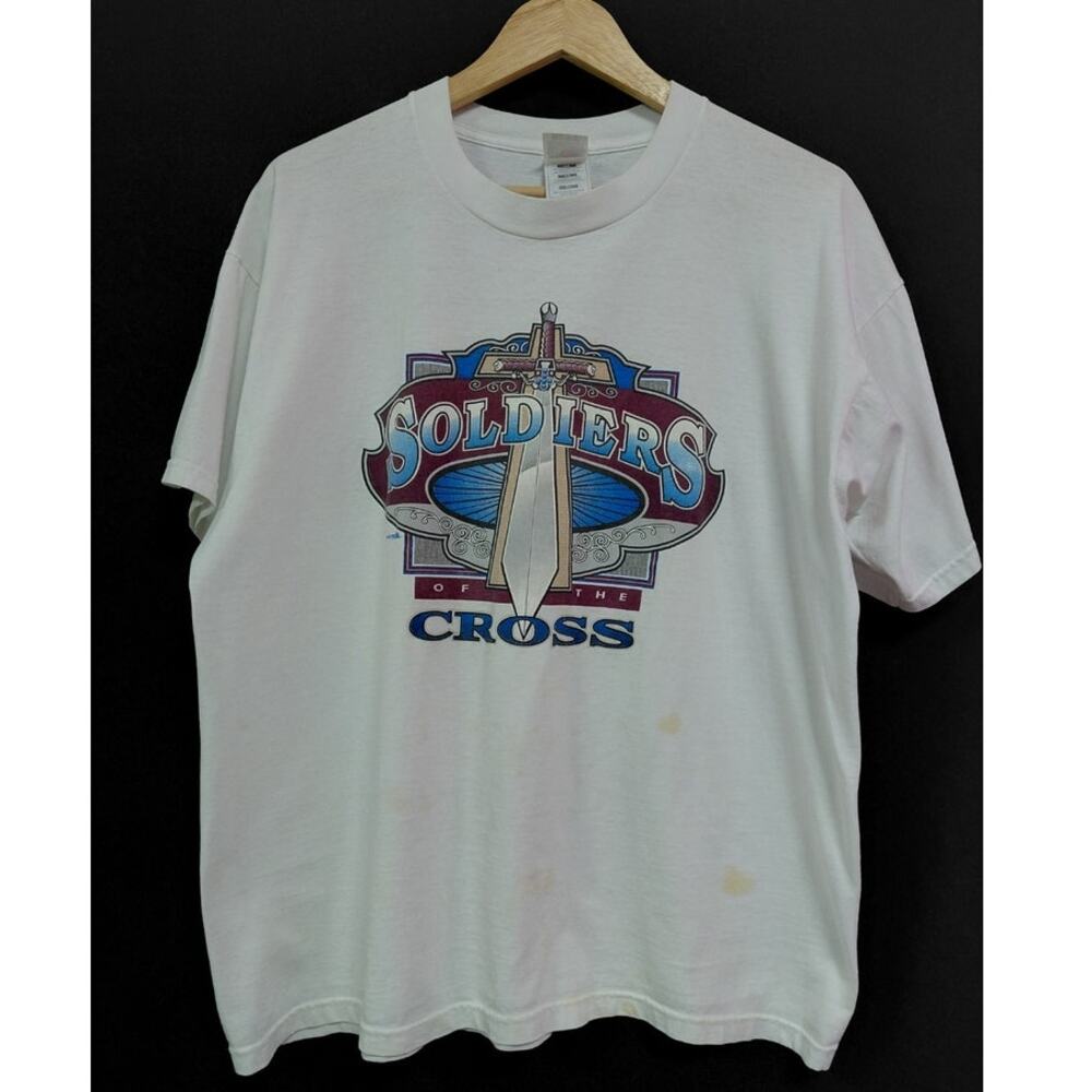 FRUIT OF THE LOOM BEST Fruit of the Loom Soldiers of the Cross T-Shirt Size XL